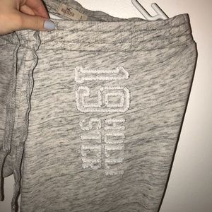Hollister heather grey sweats “19 HOLLISTER”